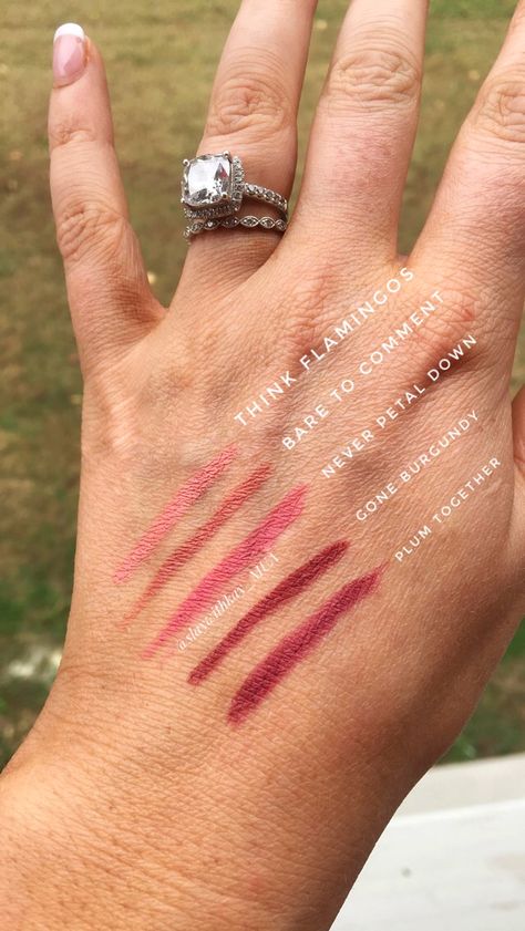 Wet N Wild PerfectPout Gel Lip Liner swatches. Such a good formula and only $2.99! Wet N Wild Lip Liner, Lip Liner Swatches, Makeup Swatches, Wet N Wild, Lip Liner, Makeup Products, Lips, Makeup, Make Up