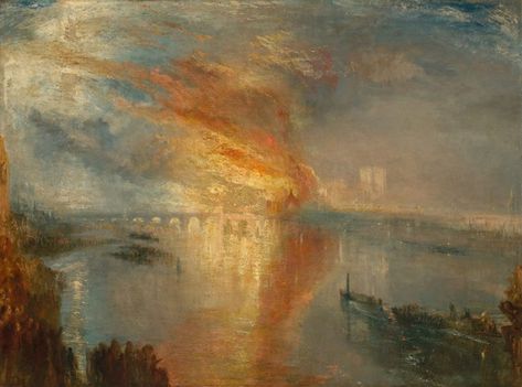 BLOOD MERIDIAN Famous Watercolor Artists, Turner Painting, J.m.w. Turner, London Painting, House Of Lords, Joseph Mallord William Turner, 16 October, Large Oil Painting, John Singer Sargent