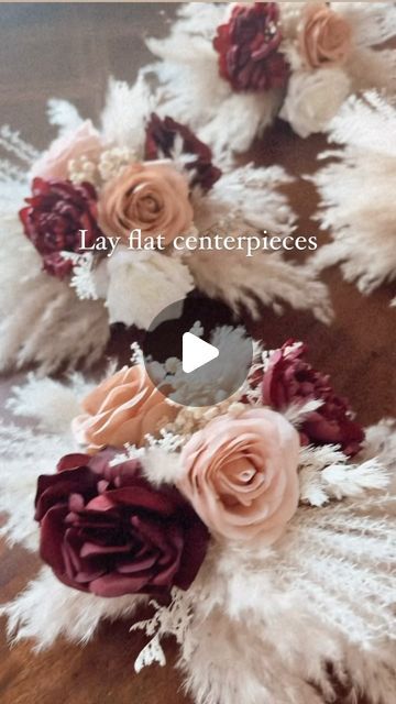 Pampas Outlet  𝐻𝒾 𝐼’𝓂 𝐼𝓇𝑒𝓃𝑒 || Pampas & dried flowers on Instagram: "Making these gorgeous centerpieces 🤎
.
.
.
.
#centerpieces #weddingcenterpieces #weddingdecor #driedflowers #driedarrangement #bohoarrangement #bohowedding #pampasarrangement #pampasgrass #bohodecor #bohoweddings #wedding2024 #bridalflowers" Small Boho Centerpieces, Pampas And Roses Centerpiece, Pampas Grass Centerpiece Wedding Ideas, Pampas Grass Centerpieces, Pampas Centerpiece, Pampas Grass Centerpiece, Grass Centerpiece, Boho Centerpiece, Boho Wedding Centerpieces