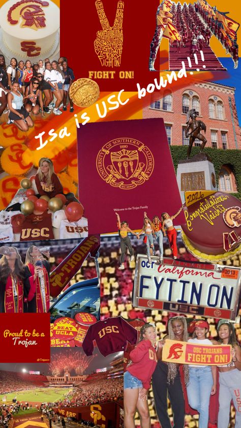 Usc Acceptance, Usc Aesthetic, Stanford Campus, Usc University, University Inspiration, University Aesthetic, Uc Santa Barbara, College Vision Board, South California