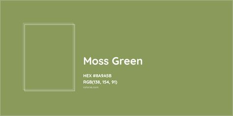 About Moss Green - Color codes, similar colors and paints Green Color Code, Munsell Color System, Moss Green Color, Analogous Color Scheme, Rgb Color Codes, Colorful Website, Hexadecimal Color, Aloe Green, Rgb Color Wheel