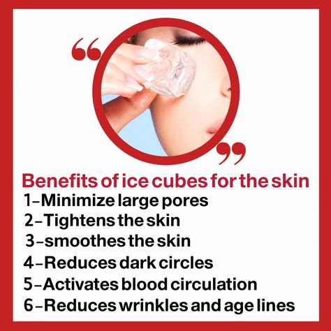 Does Ice Help Dark Circles, Ice Cubes For Face Skin Care Benefits, What Does Rubbing Ice On Your Face Do, Benefits Of Rubbing Ice On Face, Ice On Your Face, Ice On Face, Tea Tips, Clear Skin Face Mask, Homemade Facial Mask