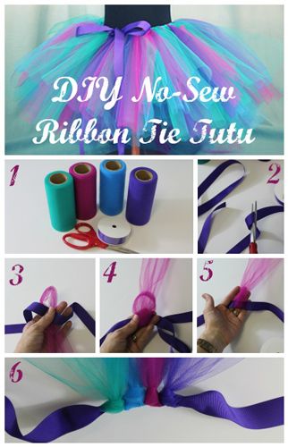 Tütü aus Tüll (Kinderkostüm zum Selbermachen) Tutu Diy, Diy Tutus, Tutu Tutorial, No Sew Tutu, How To Make Tutu, Diy Tutu, Dress Tutorial, Diy Bebe, Baby Diy