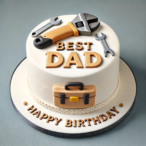 Images Of Birthday Cake For Dad Birthday Cake For Father Dads, Cake For Father Birthday My Dad, 50th Birthday Cake Designs, Birthday Cake For Papa, Cake For Dad, Monster Truck Birthday Cake, Birthday Cake For Father, Wedding Cake Gift, Anniversary Cake With Name