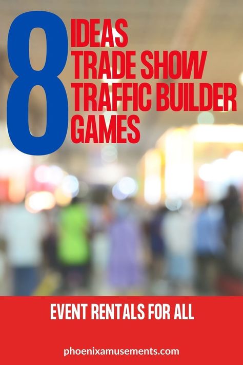 Convention Booth Games, Health And Wellness Booth Ideas, Travel Trade Show Booth Ideas, Construction Trade Show Booth Ideas, Expo Ideas Booth, Interactive Trade Show Booth, Expo Giveaway Ideas, Trade Show Games Ideas, Vendor Booth Game Ideas