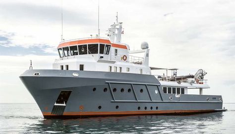 explorer yacht ocean king travel adventures Tug Boats For Sale, Sea Explorer, Explorer Yacht, Expedition Yachts, Naval Architecture, Sea Boat, Cabin Cruiser, Travel Safety, Yacht For Sale