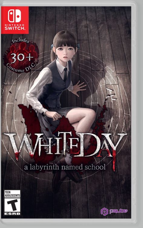 White Day: A Labyrinth Named School, Nintendo Switch, Pqube, 814737021845 White Day Game, Switch Nintendo, Scary Games, Horror Video Games, New Video Games, Nintendo Switch Games, I Want To Cry, White Day, Cute Games