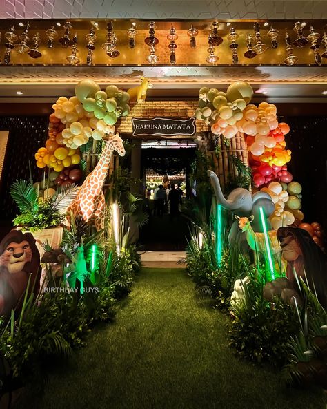 “The Symphony of Jungle” The Big Reveal ! Dive deep into the untamed wilderness and immerse yourself in a jungle paradise with lush greenery surrounded by towering trees, dense foliage, and the sounds of exotic wildlife animals! Experience the venue transformed into a mesmerizing forest! Decor design,& execution : @birthdayguys Planner : @fyncrafte Venue : Raddison blue guindy Contact : 9884075503/ 9841589815 . . . #IntoTheWild #SafariParty #TropicalVibes #ExoticParty #WildernessParty #... Jungle Dance Theme, Birthday Entrance, Enchanted Jungle, Wilderness Party, Jungle Paradise, Party Entrance, Dance Themes, Safari Theme Party, Forest Decor