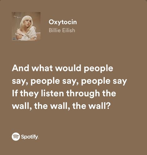 Billie Eilish Oxytocin, Oxytocin Billie Eilish, Lyric Prompts, Music Billie Eilish, Lyrics Billie Eilish, Happier Than Ever Billie Eilish, Billie Eilish Lyrics, Billie Eilish Happier Than Ever, Butterfly Beautiful