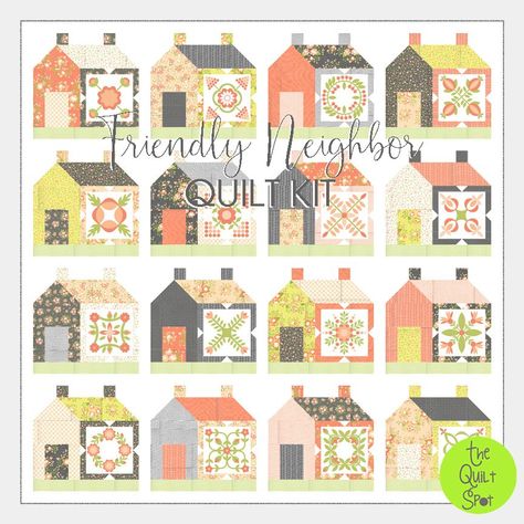 Modern Fabrics, Alexander Henry, Amy Butler, House Quilts, Block Of The Month, Fat Quarter Shop, Panel Quilts, Quilt Kit, Sewing Gifts