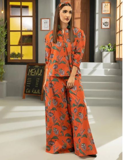 2 Pieces Outfits For Women Pakistani, Cod Sets Women New Design, Co Ords Outfits Pakistani, Khaddar Frock Designs Pakistani, Pakistani Co Ord Sets, Printed Cord Set Outfit Women Pakistani, Bridal Garara, Cotton Co Ord Sets Pakistani, Floral Aesthetics