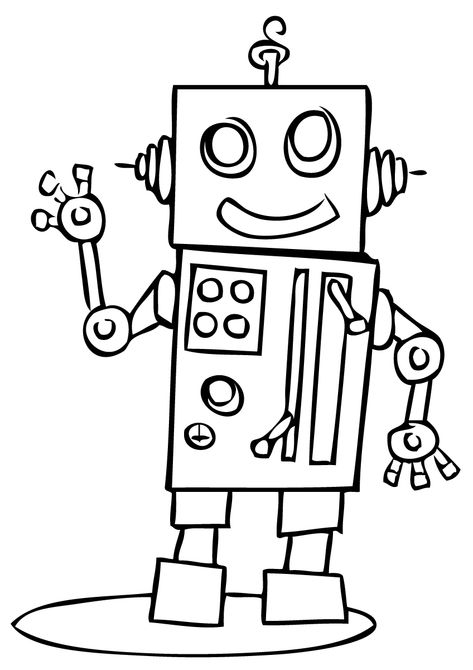 Free Robot Coloring Pages Robot Coloring Pages, Robot Coloring, Maker Fun Factory Vbs, Maker Fun Factory, Robot Cartoon, Space Coloring Pages, Robot Party, Equestria Girl, Cool Robots