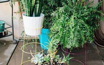 Best Plants for Hanging Baskets | Hometalk Rustoleum Spray Paint, Garden Frogs, Support Pour Plante, Modern Plant Stand, Garden Basket, Spray Paint Cans, Tomato Cages, Diy Plant Stand, Modern Planters