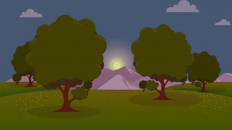 Cartoon Sunrise, Motion Background, Make A Gif, Motion Backgrounds, Make A Video, Motion, Gif