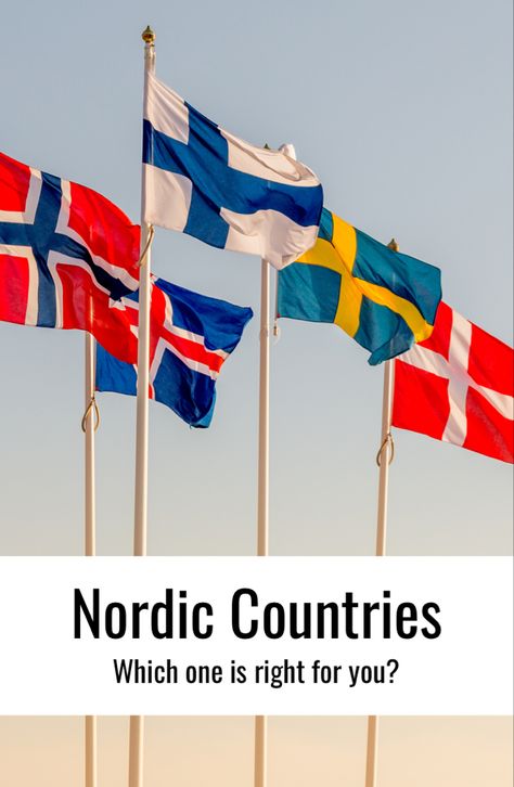 Flags of the Nordic countries Norway Culture, Visit Iceland, Nordic Countries, Cycling Route, Colourful Buildings, Gap Year, Ways To Travel, Natural Scenery, Travel List