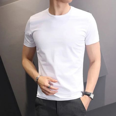 Men T-shirts White Black Short Sleeve Loose Round Neck Bottoming Shirts Trendy Casual Solid Color Pullover Tops Male Clothing Buy now: https://marketmagnetshub.myshopify.com/products/men-t-shirts-white-black-short-sleeve-loose-round-neck-bottoming-shirts-trendy-casual-solid-color-pullover-tops-male-clothing #MenTShirts #WhiteTShirt #BlackTShirt #ShortSleeve #LooseFit #RoundNeck #BottomingShirts #TrendyMenswear #CasualWear #SolidColor #PulloverTops #MaleClothing #MensFashion #StylishTees #Ev... Casual Trends, Men Plus Size, Casual Sportswear, Cartoon T Shirts, City Style, Pullover Men, Solid Tops, Hooded Pullover, New Print