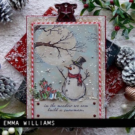 2024 Stampers Anonymous Christmas | Tim Holtz Tim Holtz Christmas Cards, Stampers Anonymous Christmas, Tim Holtz Christmas, Sample Christmas Cards, Sizzix Cards, Mica Flakes, Tim Holtz Dies, Watercolour Pencils, Tim Holtz Cards