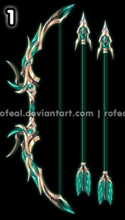 Cool Bow And Arrow, Bow And Arrow Fantasy Art, Fantasy Bow And Arrow Design, Archer Characters, Cybernetic Arm, Fantasy Props, Fairy Artwork, Bow Arrows, Anime Accessories