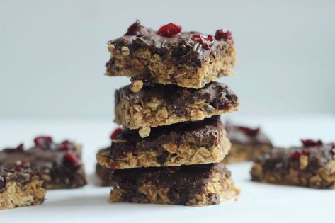 Kara Swanson, Monster Bars, Gluten Free Monster Cookies, Monster Cookie Bars, No Bake Recipe, Monster Cookie, Easy No Bake, Grass Fed Butter, Easy Baking Recipes