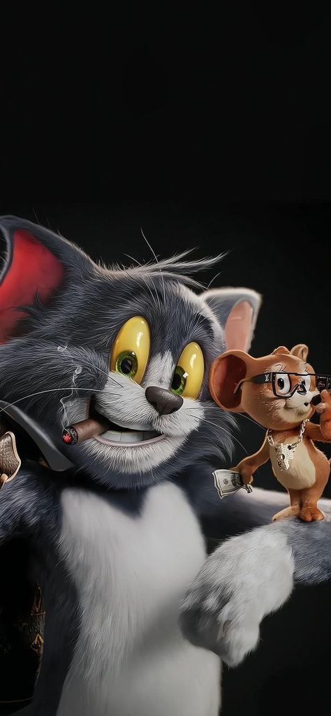 Cartoons Wallpaper, Hd Wallpapers For Iphone, Tom And Jerry Photos, Vibrant Wallpaper, Childhood Memories Aesthetic, Desenho Tom E Jerry, Tom And Jerry Pictures, Tom And Jerry Wallpapers, Cracked Wallpaper