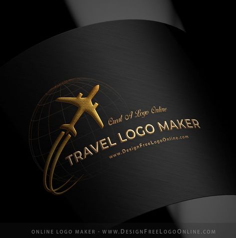 Travel Company Logo Design, Travels Logos Design, Travel Agency Logo Design Creative, Logo For Travel Agency, Luxury Travel Logo, Travel Agency Logo Ideas, Tour And Travel Logo, Airplane Logo Design, Travel Logo Design Ideas