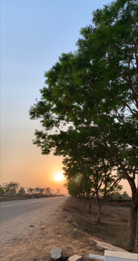 Village Morning Snap, Pind Village Snap, Morning Snap, Leaves Wallpaper Iphone, Nature Photography Trees, One Piece Cartoon, Sky Photography Nature, City Sky, Goddess Artwork