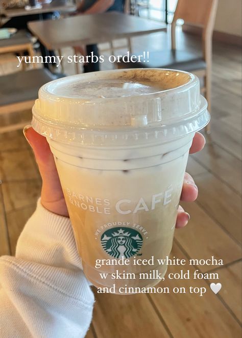 iced white mocha yum ☺️ Coffee Starbucks Order, Starburst Drink, Matcha Drink Recipes, Iced White Mocha, Starbucks Secret Menu Recipes, Cold Starbucks Drinks, Starbucks Orders, Starbucks Order, Star Bucks