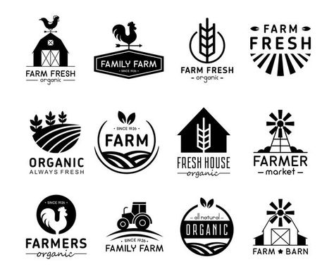 Homestead Logo, Farm Logo Inspiration, Organic Food Labels, Farm Logos, Farm Logo Design, Farm Images, Organic Market, Logo Design Inspiration Creative, Make A Logo