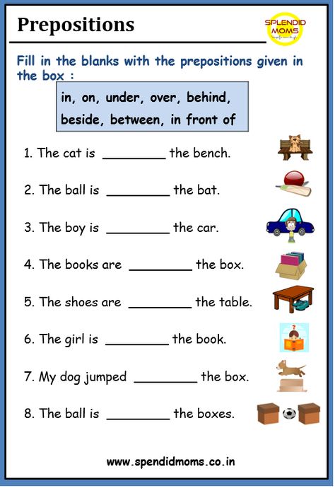 Preposition Activities, Preposition Worksheets, Worksheets For Class 1, English Teaching Materials, English Grammar Worksheets, Instagram Background, Kindergarten Math Worksheets, Grammar Worksheets, Preschool Learning Activities