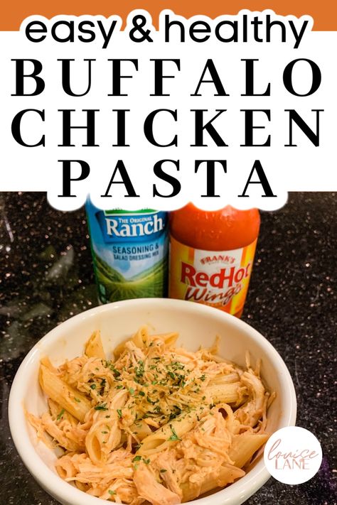 Chicken Pasta Bowls Healthy, Meal Prep For The Week Pasta Healthy, Pasta For Meal Prep, Easy High Protein Chicken Meals, Protein Crockpot Recipes Healthy, Simple Macro Meal Prep, Low Calorie Protein Dinner, Buffalo Chicken Pasta Meal Prep, Protein Pasta Crockpot