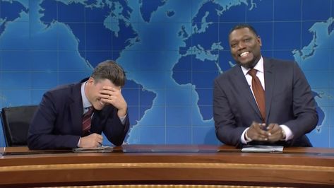 SNL’s Michael Che Pulls Brutal April Fools’ Prank on Colin Jost Snl Weekend Update, Michael Che, Colin Jost, April Fool's Prank, Weekend Update, The Last Laugh, Taylor Greene, April Fools Day, On Live