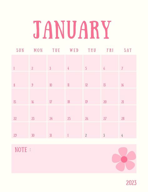 Pink Calendar Aesthetic, Pink Aesthetic Calendar, Background For Calendar, Nail Calendar, Pink January, Pink Monthly Planner, Aesthetic Digital Planner, Calendar Aesthetic, Pink Calendar