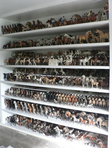 New & Old HR Shelves Breyer Horse Shelves, Breyer Horse Collection, Horse Room Ideas, Schleich Collection, Horse Themed Bedrooms, Horse Bedroom, Diy Horse Barn, Schleich Horses, Horse Room