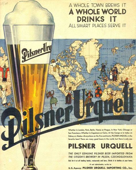 Pilsner Urquell Brewery Logos, Beer Merchandise, Tiki Statues, Penn Station, Pilsner Beer, Beer Art, Beer Brewery, Green Beer, Beer Coasters