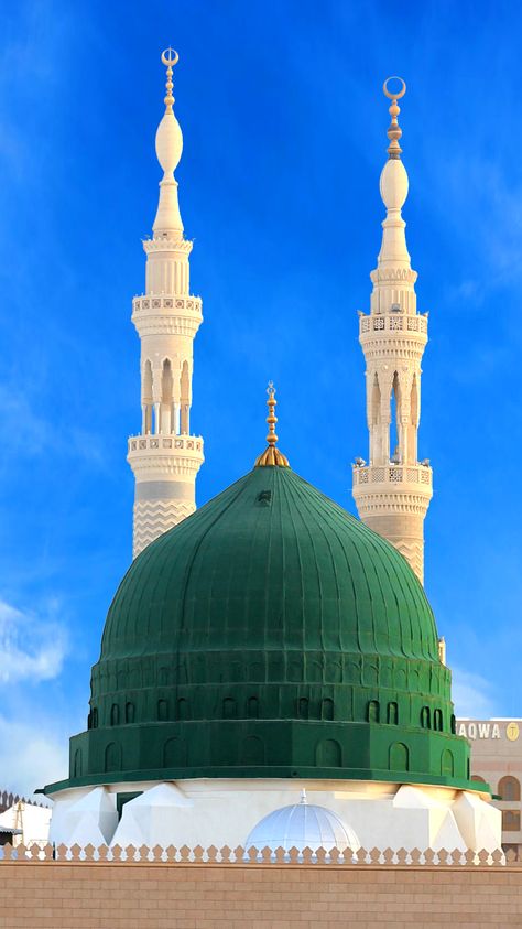 Madina Wallpapers Hd Wallpaper, Masjid E Nabvi, Islamic Madina, Madina Sharif Beautiful Pic, Khwaja Ji Pic, Gallery Frame Set, Green Dome, History Of Islam, Medina Mosque