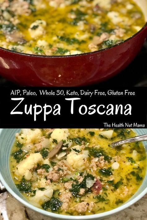 Aip Soup, Aip Lunch, Whole 30 Keto, Keto Dairy Free, Aip Keto, Paleo Soup Recipe, Aip Diet Recipes, Keto Dairy, Autoimmune Recipes