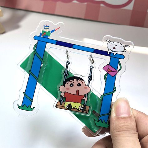 Glass Keychain, Diy Resin Projects, Chibi Drawings, D F, Acrylic Charms, Cartoon Character Design, Business Inspiration, Acrylic Sign, Art Journal Inspiration