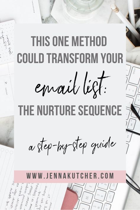 Want to know the ONE tactic that has made all the difference in my email marketing strategy? Writing nurture sequences. And I'm spilling all secret about how to write them, what to include, timing, why they're important, why they work, where to get started and more! Don't miss this step-by-step guide where I'll walk you through exactly how to get this set up in your business so you can start seeing results in your email marketing strategy. Click here to tune in/read all about nurture sequences! Email Nurture Sequence, Nurture Sequence, Email Strategy, Email Marketing Inspiration, Email Marketing Template, Email Marketing Tools, Email Marketing Design, Email List Building, Email Marketing Services