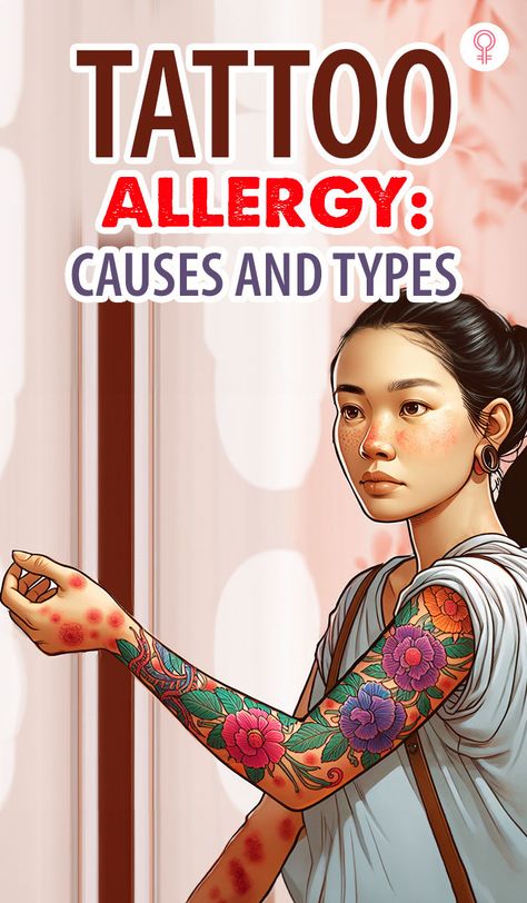 Tattoo Allergy: Causes And Types: Do not let tattoo allergies surprise you. Learn what you need to know to stay safe. Tattoo Allergy, Stay Safe, Allergies, Need To Know, Illustrations, Tattoos, Health, Quick Saves