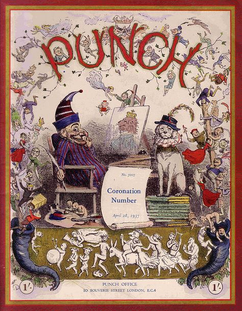 PUNCH Punch Magazine, Magazine Front Cover, Punch And Judy, Magazine Contents, The Punch, Magazine Collage, Vintage Magazine, Magazine Art, Wedding Anniversary Gifts