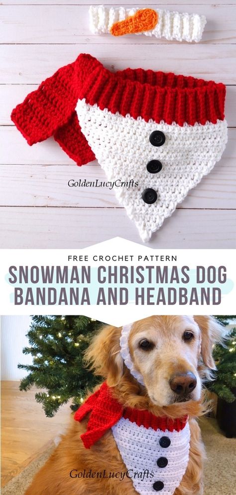 Festive Dog Scarves and Bandanas with Free Crochet Patterns Crochet Dog Bandana Free Pattern Christmas, Crochet Dog Elf Hat Free Pattern, Free Dog Hat Crochet Pattern, Crochet Dog Hat Patterns Free, Dog Santa Hat, Crochet Dog Christmas Hat, Crochet Dog Sweater Christmas, Crochet Stocking For Dog, Crochet Dog Christmas Hat Free Pattern