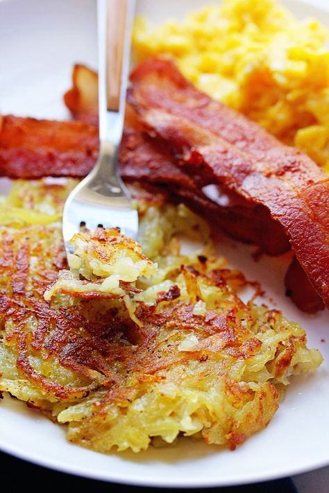 Grandbaby Cakes, Breakfast Sides, Pastas Recipes, Brown Recipe, Hashbrown Recipes, Overnight Oat, Breakfast Potatoes, Hash Brown, What's For Breakfast