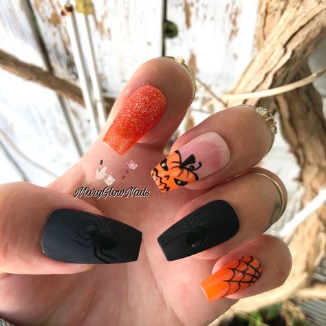 Pumpkin Halloween Nails, Tan Nails, Holloween Nails, Spooky Nails, Halloween Acrylic, Nails Luxury, Halloween Acrylic Nails, Cute Halloween Nails, Pumpkin Nails