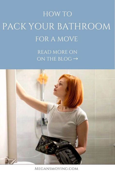 If you’re prepping for a move, packing up your bathroom can feel like a daunting task. Bathroom drawers and cabinets accumulate a variety of miscellaneous items that need to be sorted through. To make it easier, we’ve gathered some tips on how to pack your bathroom more efficiently. The bathroom should be one of the last rooms you pack since you’ll most likely be using many of the items daily before your move. Tips For Moving House, Moving House Tips, Moving Hacks Packing, Tips For Moving, Bathroom Drawers, Miscellaneous Items, Pack Up, Moving House, Moving Company