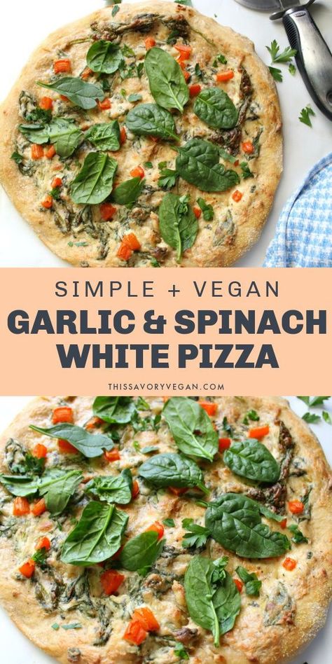 Vegan Veggie Pizza, Vegan Flatbread Pizza Recipes, Vegan Margarita Pizza, Vegan Pizza Casserole, Vegan Pizza Toppings Ideas, Vegan Pizza Ideas, No Cheese Pizza, Vegan White Pizza, Plant Based Pizza Recipe