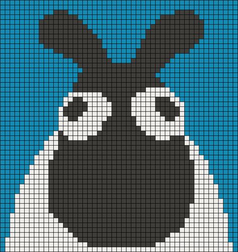 Alpha pattern #166208 | BraceletBook Sheep Tapestry Crochet, Sheep Alpha Pattern, Grid Crochet, Beads Curtain, Pixel Grid, Crochet Game, Graph Crochet, Subway Surfers, Tapestry Crochet Patterns