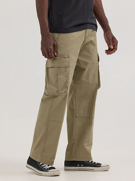 You can take everything with you whenever you wear our Men’s Ripstop Cargo Pant. Made to handle everything the day throws your way, these relaxed fit pants are as tough as they come. They’re crafted from a woven cotton fabric with just a hint of stretch. They feature a straight leg, roomy side pockets with extra compartments for essentials, back pockets, side pockets, a keychain belt loop, as well as a classic zip-fly and button closure. They won’t disappoint. Cargo Pants Mens Outfit, Utility Pants Outfit Men, Men’s Cargo Pants Styles, Men’s Pants, Cargo Pants Men Outfit, Mens Cargo Pants Outfit, Straight Leg Pants Men, Utility Pants Outfit, Man Cargo Pants