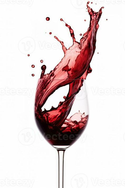 Red wine pouring with dynamic splash isolated on a white background Wine Pouring Painting, Red Wine Painting, Wine Ads, Wine Splash, Wine Pouring, Concept Stores, Pouring Wine, Spilled Wine, Bookmark Ideas