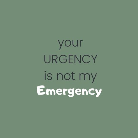 Let’s distinguish between URGENCY and EMERGENCY. Urgency Quotes, Life Inspiration, Self Discovery, Daily Inspiration, Have You Ever, Life Coach, To Do List, Daily Life, Life Quotes