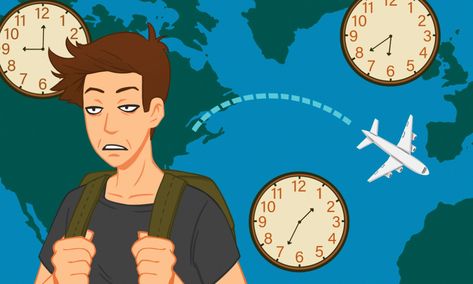 After getting use to a timezone in Europe you come back to the United States and have to go through a process called jet lag. Jet Lag is an example of acclimation which is a physiological adaptation to environments. Body Clock, West East, Holiday Stories, Jet Lag, Stressful Situations, Travel Workout, Sleep Deprivation, New City, Globe Trotter